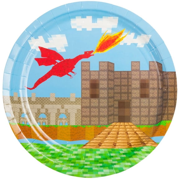 9" Medieval Luncheon Plates (8 Count)