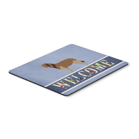 Carolines Treasures Catalan Sheepdog Welcome Mouse Pad - Hot Pad or Trivet