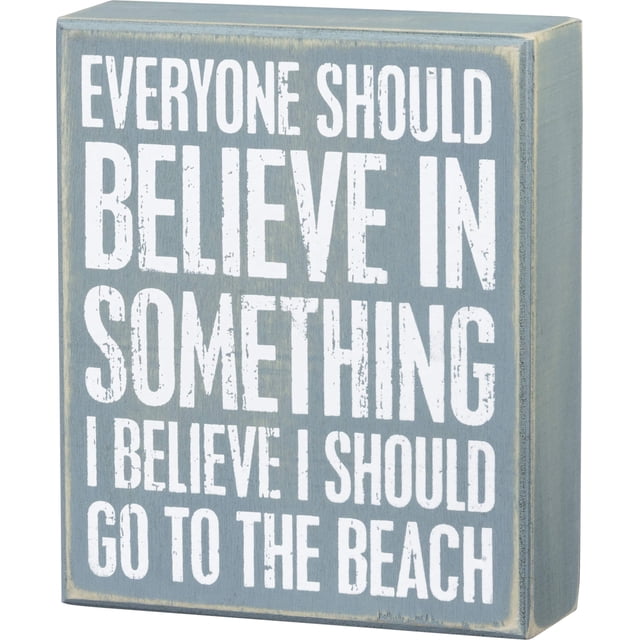 Letrero decorativo Primitives de Kathy Beach, 13 x 15 cm