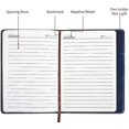thumbnail image 5 of Pu Leather Diary With Lock, A5 Size Diary With Combination Lock Password Journal Locking Personal Diary (silver), 5 of 5