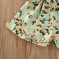 thumbnail image 5 of Gupgi Baby Summer Floral Printed Spaghetti Straps Button Open Jumpsuits, 5 of 5
