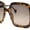 Tortoise - Brown, variant on Womens Mod Thick Plastic Rectangle Butterfly Designer Sunglasses Tortoise - Brown