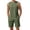 Army Green, variant on Men's Pajamas Set Workout Tank Top Pjs Sets with Shorts 2 Piece Soft Sleeveless Casual Sleep Shirts Loungewear Sets