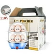 thumbnail image 4 of Rapid Electric Egg Cooker and Poacher with Auto Shut Off for Omelet, Soft, Medium and Hard Boiled Eggs - 14 Egg Capacity Tray, Double Stack, 4 of 7