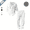 WHITE, variant on Men's 4-Piece Linen Outfit, Casual Hooded Button-Up Shirt and Drawstring Pants Set