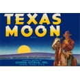 thumbnail image 2 of Art.com Packing Crate Label, Texas Moon Stretched Canvas Print Wall Art, 24" x 16", 2 of 4