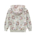 thumbnail image 2 of POPTEM Toddler Girls Hoodies Sweatshirts Cotton Unicorn Print Zip Up Casual Outwear Jacket 2T, 2 of 7