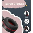 thumbnail image 6 of Upgrade USB Type C Kids Headphone for School, 94dB Safe Volume Limited, HD Stereo Sound, Foldable Lightweight On-Ear Headphones for Boys/Girls/Students/Tablet/Travel-Black, 6 of 7
