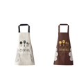 thumbnail image 1 of 2 Uds Delantal de Cocina Resistente Al Aceite Impermeable Unisex Adulto Papá Mamá Regalos Macarena delantal de cocina, 1 of 8