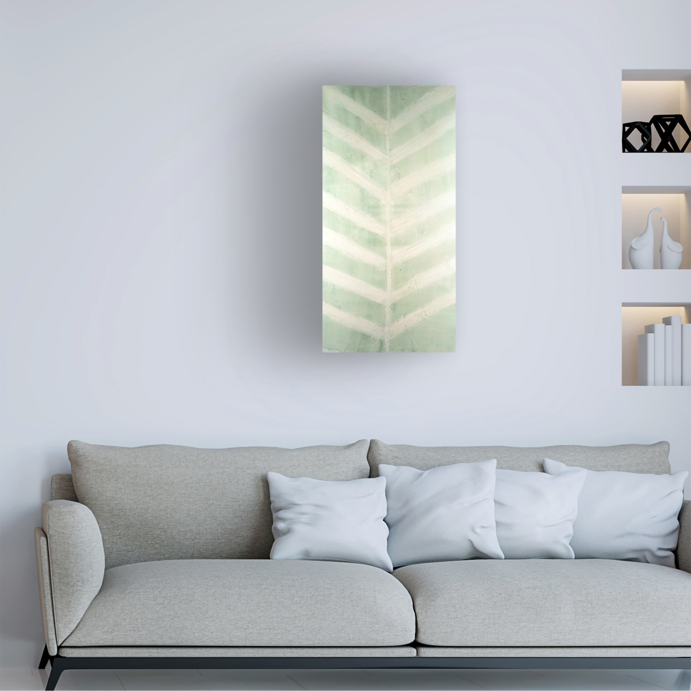 Canvas Wall Art - Vanna Lam 'Veriegatas I' Wall Art for Living Room, Bedroom, or Office Décor by Trademark Fine Art - 12 x 24 Inches