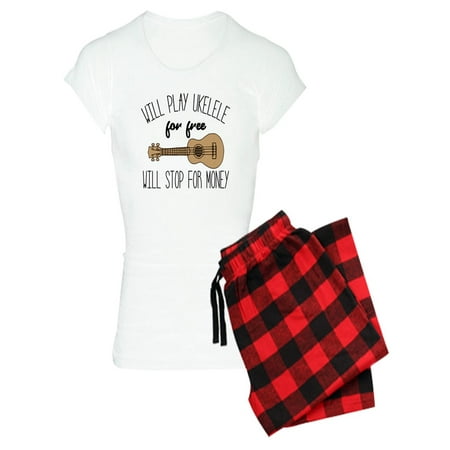 

CafePress - Will Play Ukelele - Women s Light Pajamas