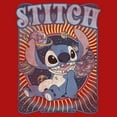 thumbnail image 2 of Boy's Lilo & Stitch Groovy Planets Stitch  Graphic Tee Red X Large, 2 of 4
