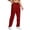 Red-01, variant on Rvwovn Men's Lightweight Athletic Sweatpants, Elastic Drawstring Waist, Straight Leg Workout Pants with Pockets