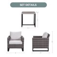 thumbnail image 6 of POCASSY 2 Person Seating Group with Cushion, 6 of 6