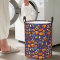 thumbnail image 5 of Fuzoiu Thanksgiving Turkey 2 Print Circular Hamper,Laundry Basket with Handle,Collapsible Laundry,Dirty Clothes Storage Basket,for Bedroom Bathroom Dorm Living Room-Medium, 5 of 6