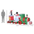 thumbnail image 3 of GVN Inflatables Decoration,Blow Up Funny Decorations,Inflatable Christmas Train, 3 of 6