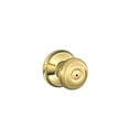 thumbnail image 2 of Schlage F40VGEO605 Georgian Privacy Knob, Bright Brass, 2 of 5