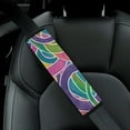thumbnail image 5 of Shangniulu Seatbelt Covers Seat Belt Cover Pad for Adults Boys Girls Car Seat Strap Covers Pads Cushion Universal Shoulder Strap Pad Protector (Colorful Circle) 2Pcs, 5 of 6