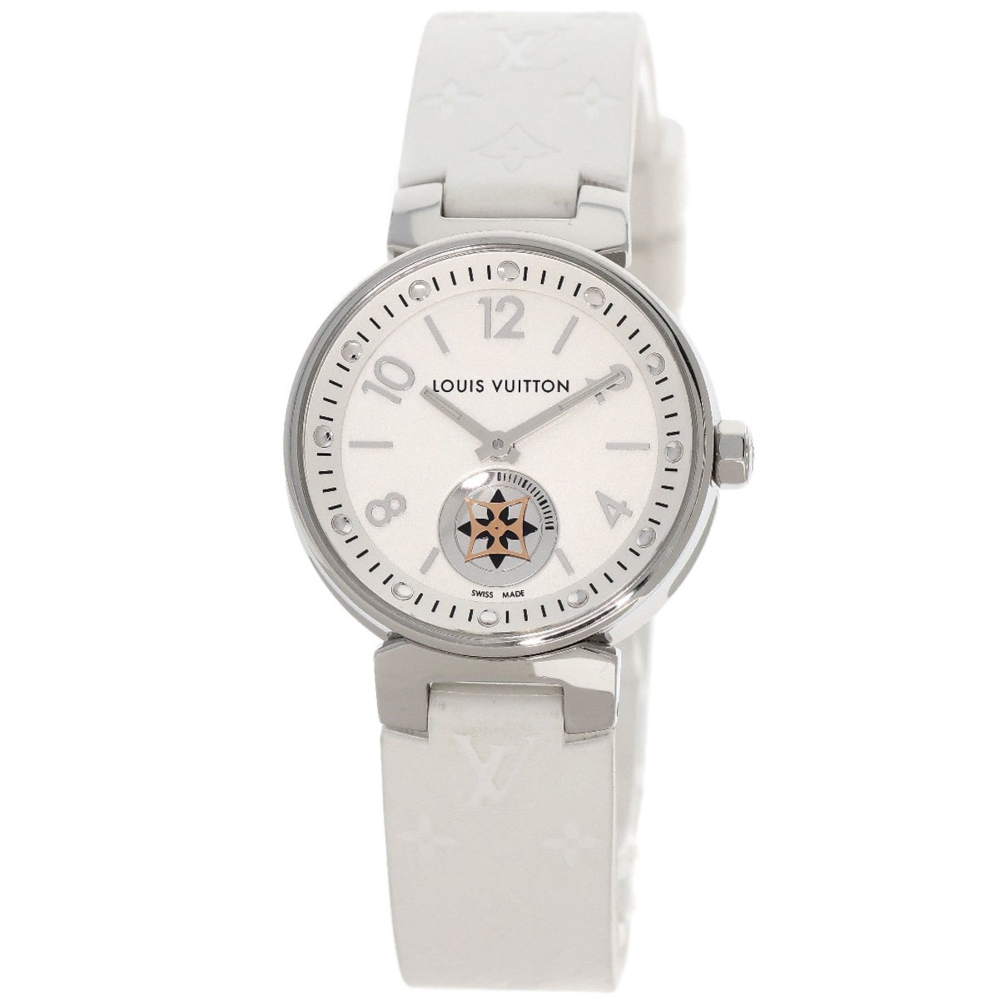 LOUIS VUITTON Tambour Moon Star Q8J10 Silver Dial Quartz Ladies Watch Louis Vuitton Tambour Moon Star Q8J10 Quartz Wristwatch ref  main image 3