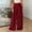 *Wine, variant on ClodeEU Women's Elastic Waist Pleated Wide Leg Pants with Pockets,Loose Trendy Pant Gray,Womens Plus XXL