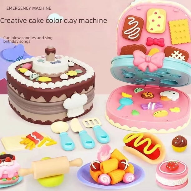 Herramientas de moldeo de arcilla ultraligeras para niños, aptas para pasteles, plastilina, barro de colores, juguetes hechos a mano
