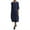 Blue, variant on Women s Casual Dress for Summer Round Neck Solid Color Modern Stylish Everyday Wear Green L
