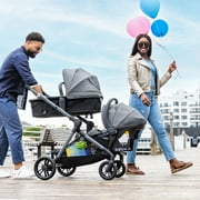 Evenflo Pivot Xpand Modular Travel System with LiteMax™ Infant Car Seat, Sabino Grey