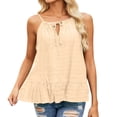 thumbnail image 2 of Camisole Tops for Women Lightweight Casual Spaghetti Strap Loose Fit Flowy Cami Tank Tops Summer Outfits, 2 of 5