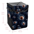 thumbnail image 5 of Eyeball Foldable Car Trash Bin with Lid, Leak-proof Hanging Storage Bag - Mini Trash Can for Car, 5 of 6