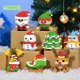 thumbnail image 2 of Regalos de Navidad, serie de microbloques de construcción, rompecabezas de renos de Papá Noel, ensamblaje de ladrillos, decoración de mesa, juguetes para niños, 2 of 5