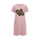 thumbnail image 4 of Camisón corto de mujer, vestido de largo medio con estampado de moda, camisón corto extragrande de mujer, camisón de manga corta con estampado de pecho a la moda, camisón de mujer, 4 of 6