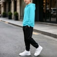 thumbnail image 5 of Timegard Toddler Clothes Boys Girls Sweatsuit Kids Fall Winter Casual Comfy Workout Sets Hoodies Joggers Outfits, 5 of 8