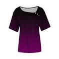 thumbnail image 4 of Under 5 Dollar Items for Women Spring Shirts for Women 2025 Trendy Tee Shirt Plus Size Womens Tops Graphic Tees for Women Summer Clothing Graphic Crop Tops for Women, 4 of 4