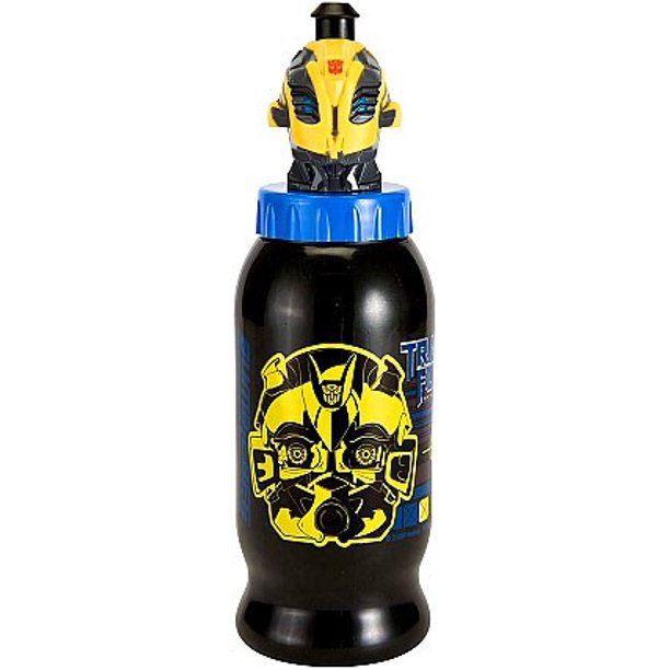 Transformers 2 Revenge of the Fallen Bumblebee Water Bottle Squeeze N