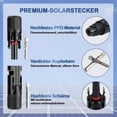 thumbnail image 4 of 10 pares de conectores solares fotovoltaicos MC4, conector PV macho/hembra, doble anillo de sellado impermeable, para accesorios de cables de paneles solares fotovoltaicos., 4 of 5