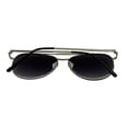 thumbnail image 2 of Kenneth Cole Reaction Silver Metal Smoke Lens Men's Aviator Sunglasses, Silver, 2 of 6