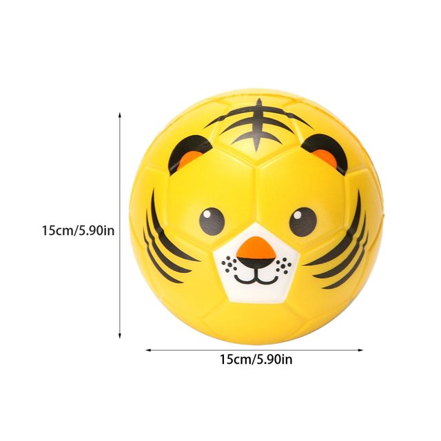 Ruiboury Wide Applications PU Football Suitable For Indoor And Outdoor Activities Monkey 15CM