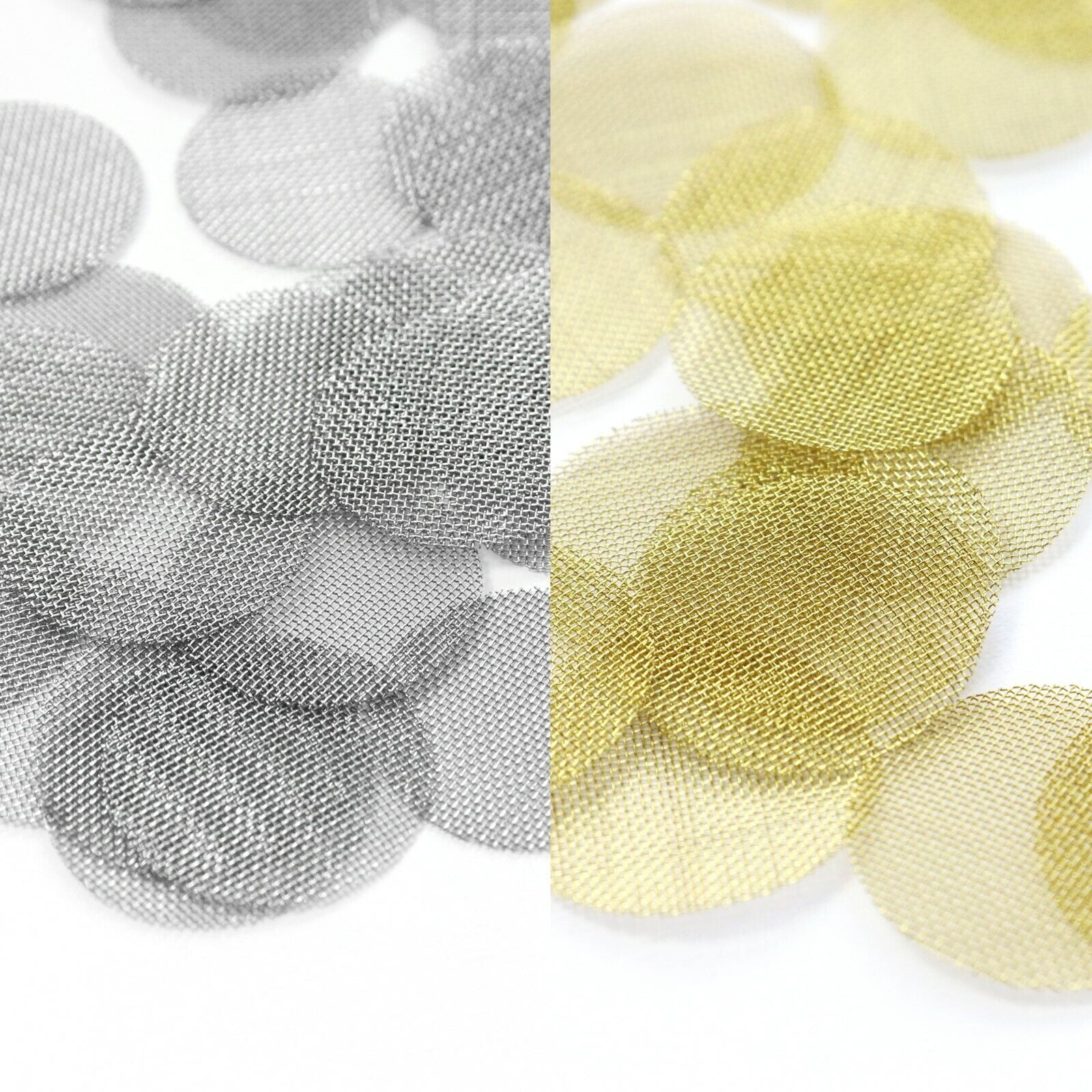 Pipe Screen Filters Pipe Bowl Screens for Smoking Tobacco Pipes (Brass