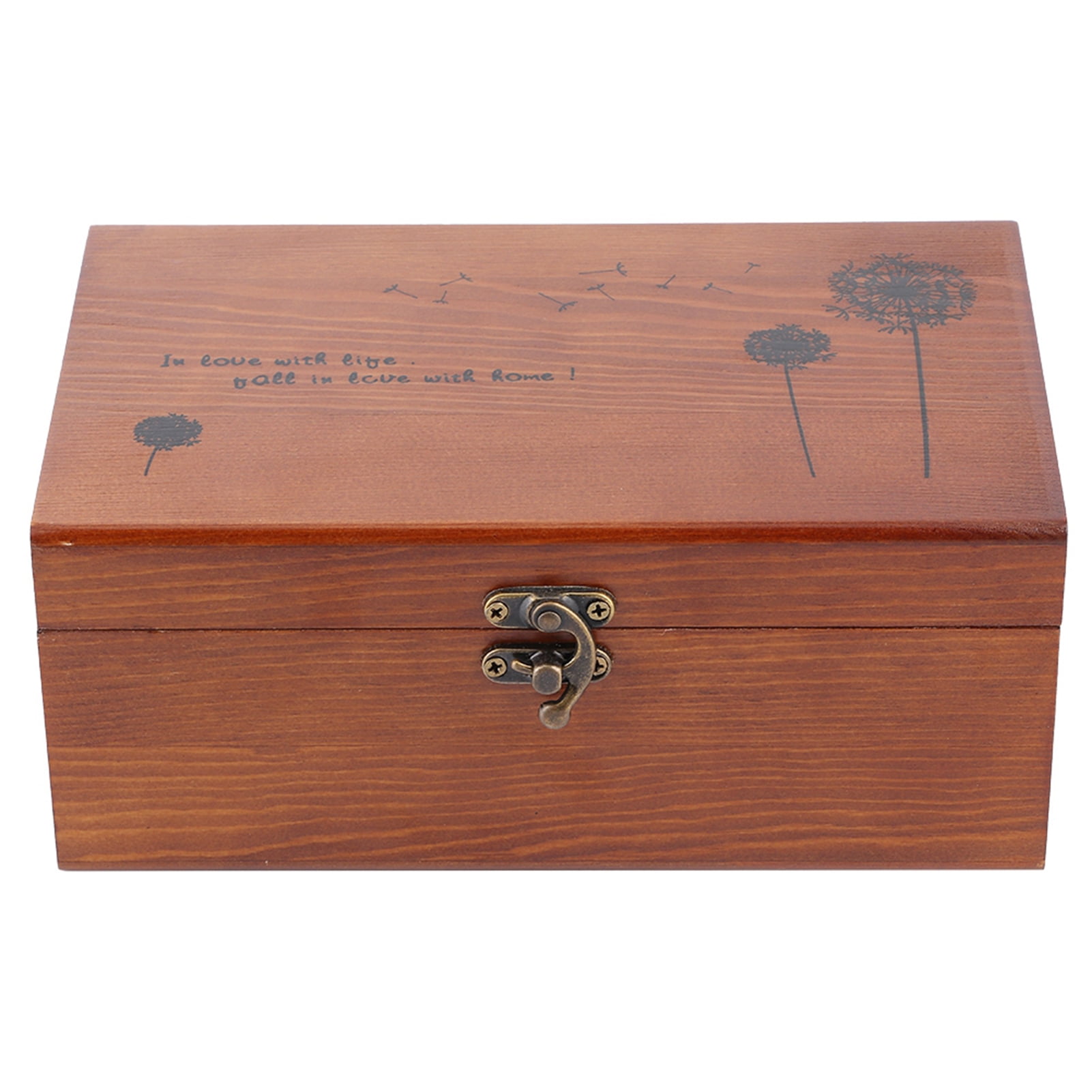 Household Thread Box, Portable Craft Sewing Organizer with Thread Tray, Vintage Wooden Storage Case,Needle Thread Storage Case Organizer DIY Sewing Tools[Sewing Kit Box]