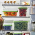 thumbnail image 3 of Rubbermaid FreshWorks Produce Savers, 8-Piece Produce Storage Container Set, 3 of 5