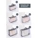 thumbnail image 2 of Organizador de Bolsa de Mano Transparentes a Prueba de Polvo e Humedad, 5Pcs Protector para Bolsa de Mano con Cremallera y Asa, 5 Tamaños, para Clóset y Estante de Armario, 2 of 4