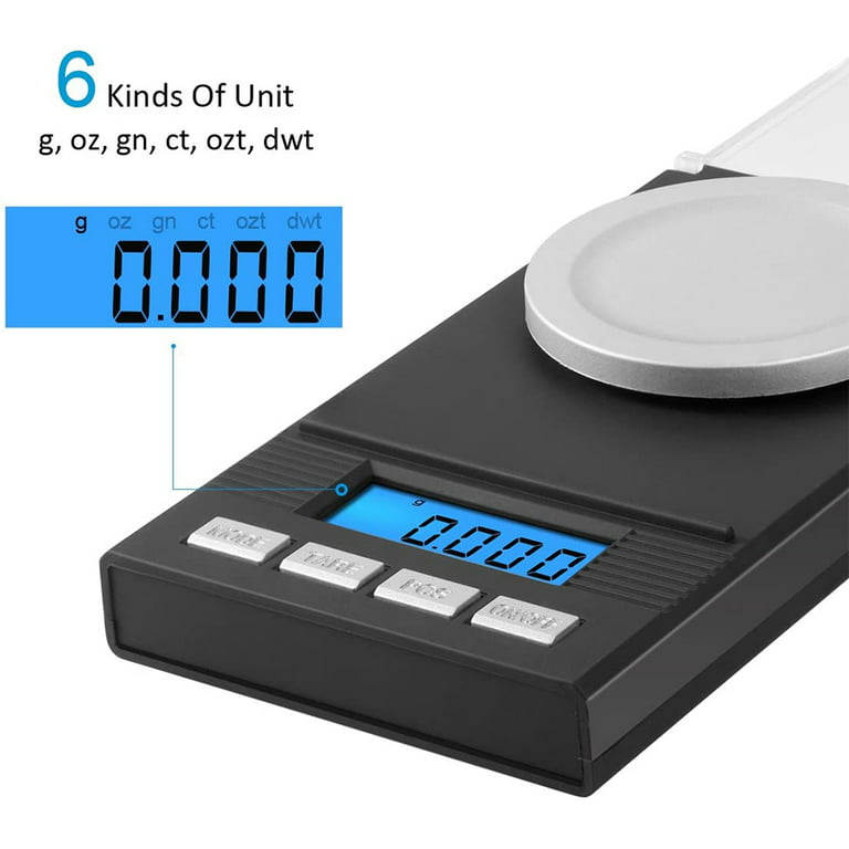 GRAM PRES Digital Milligram Scale 20/0.001 Gram Accuracy,Small Jewellery  Pocket Scale Digital Gram and Oz,Digital Gram Scale with LCD for