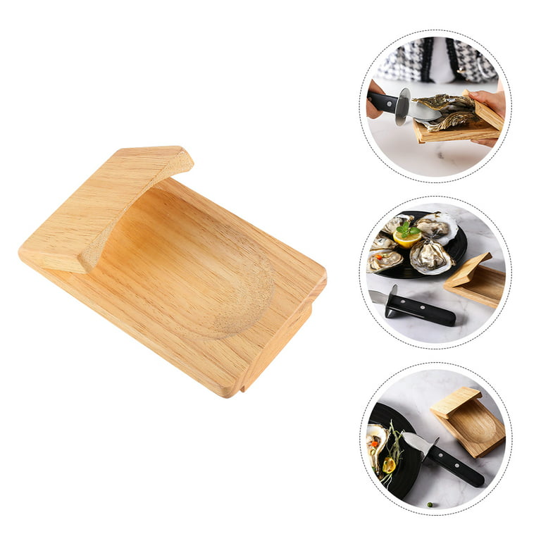 Seafood Wood Shucking Clamp Oyster Shucking Protector Clamp