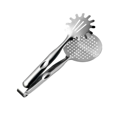 

15PCS BBQ Thongs Stainless Steel Food Clip Steak Bread Clamp Kitchen Frying Oil Cooking Filter 198