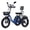 Blue, variant on Narrak Electric Tricycle for Adults Seniors, 750W Fat Tire 3 Wheel E-Trike, 48V 13Ah UL 2849 Battery, 55-Mile Max Range, Semi-Recumbent Step-Through Adult Trike with 3 Hydraulic Brakes & Dual Baskets