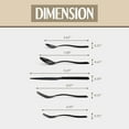 thumbnail image 4 of 20-Piece Utensil Set - Ultimate Cooking Convenience, Complete Your Kitchen (Deena Matte Black), 4 of 7