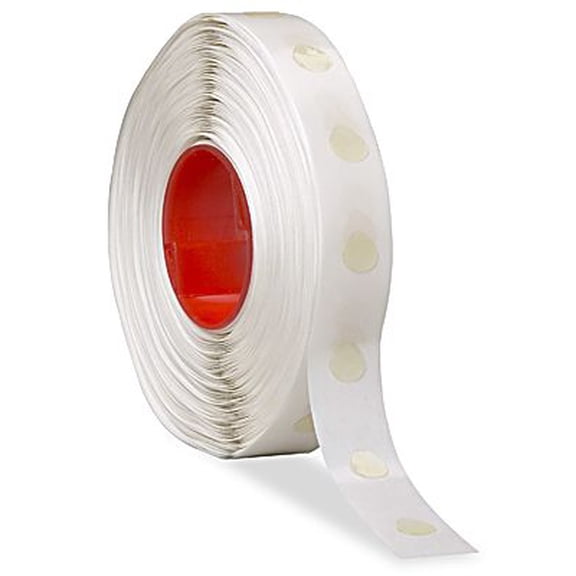 Low Profile Super High Tack 1/2" Glue Dots 8 Rolls 1500/roll for Dot Shot Pro Dispenser DSP41-401