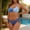Dark Blue, variant on Sentmoon Bating Suits Bikini for Women Plus Size Swimsuit for Women Curvy Solid Color with Built in Bra Wireless Bathing Suit Women Beach Stuff for Confidence and Comfort Dark Blue L