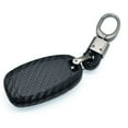 thumbnail image 4 of Car Auto Key Case Carbon Fiber Style Black Cover Fob Shell For Hyundai I 30 2019, 4 of 9