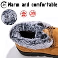 thumbnail image 4 of CHICVOMEY Women's Winter Boots with Fur Lining Thermal Snow Boots Waterproof Non-Slip Outdoor Platform Ankle Boots Comfortable & Warm, 4 of 10